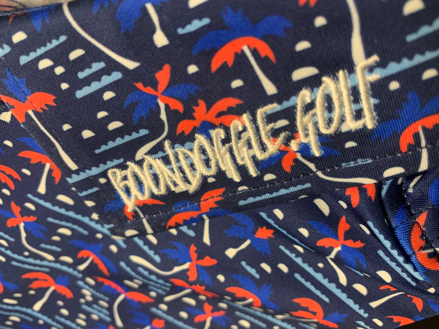 Red Palm Trees Golf Shirt