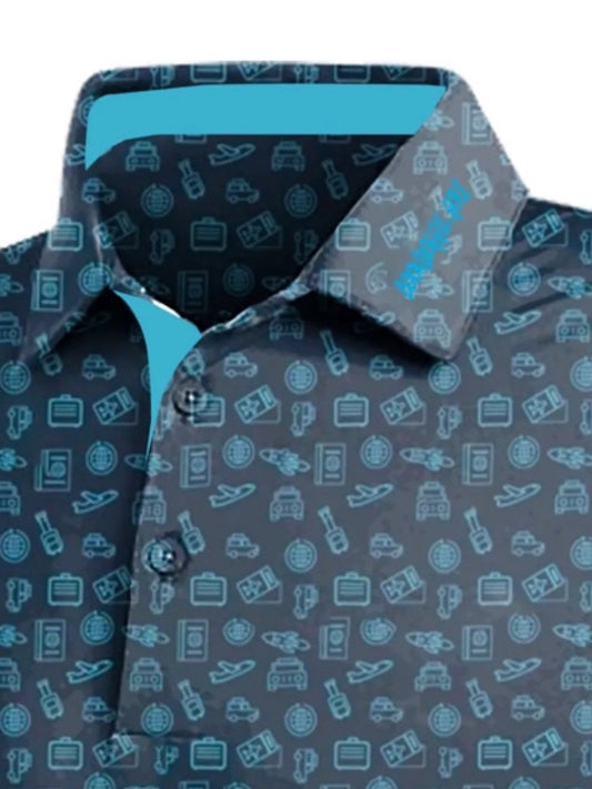 Travelling Man Golf Shirt