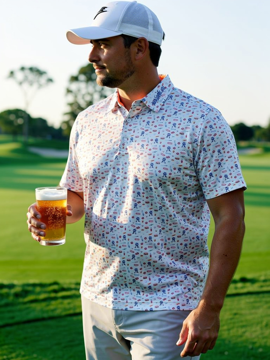 Backyard BBQ Golf Shirt
