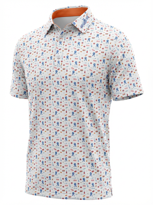 Backyard BBQ Golf Shirt